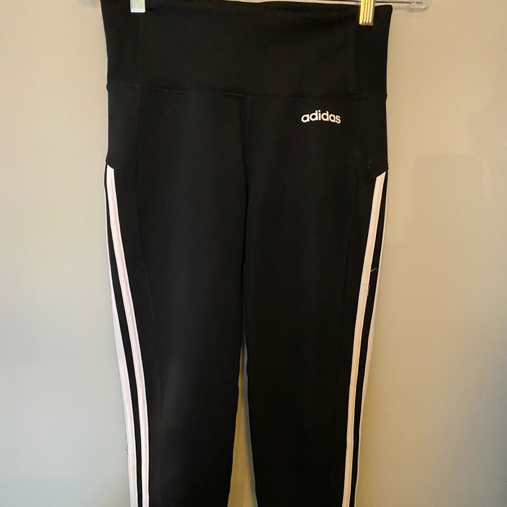 Black Adidas leggings.